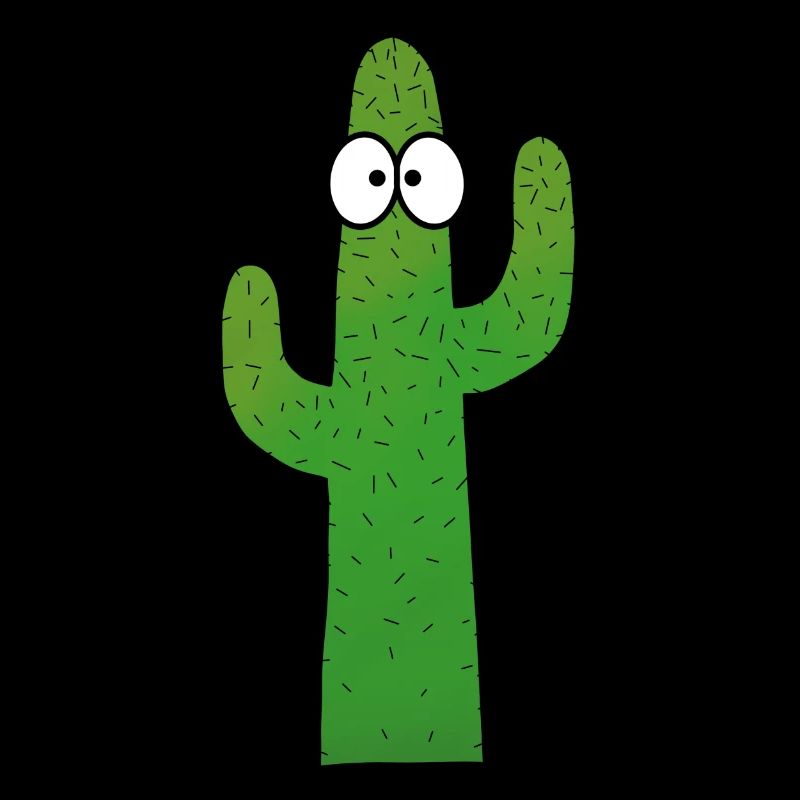 Cactus with Face
