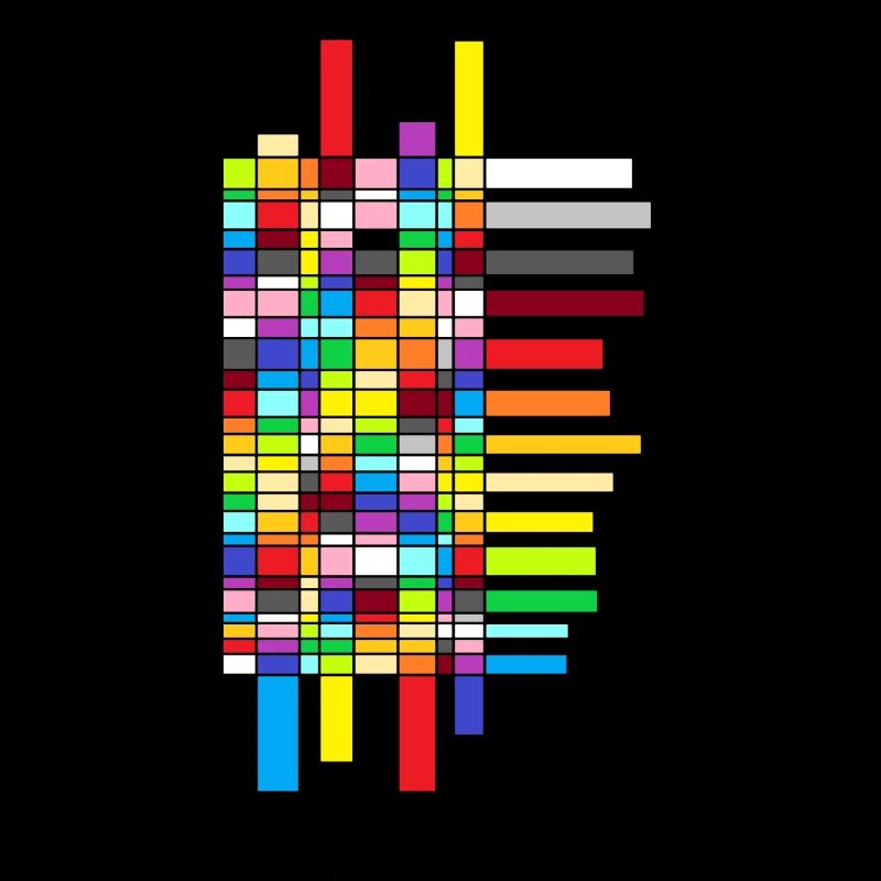 statistik bunte farbe