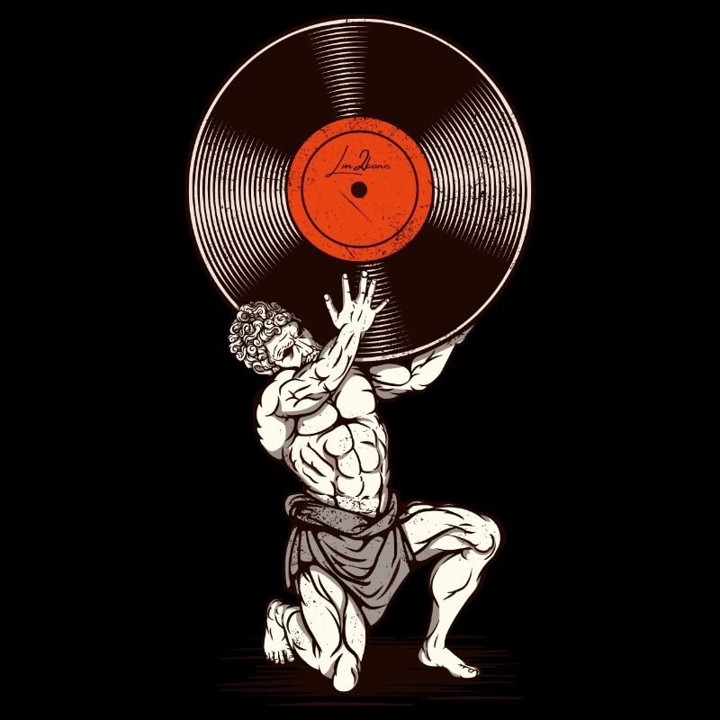 Vinyl-Statue