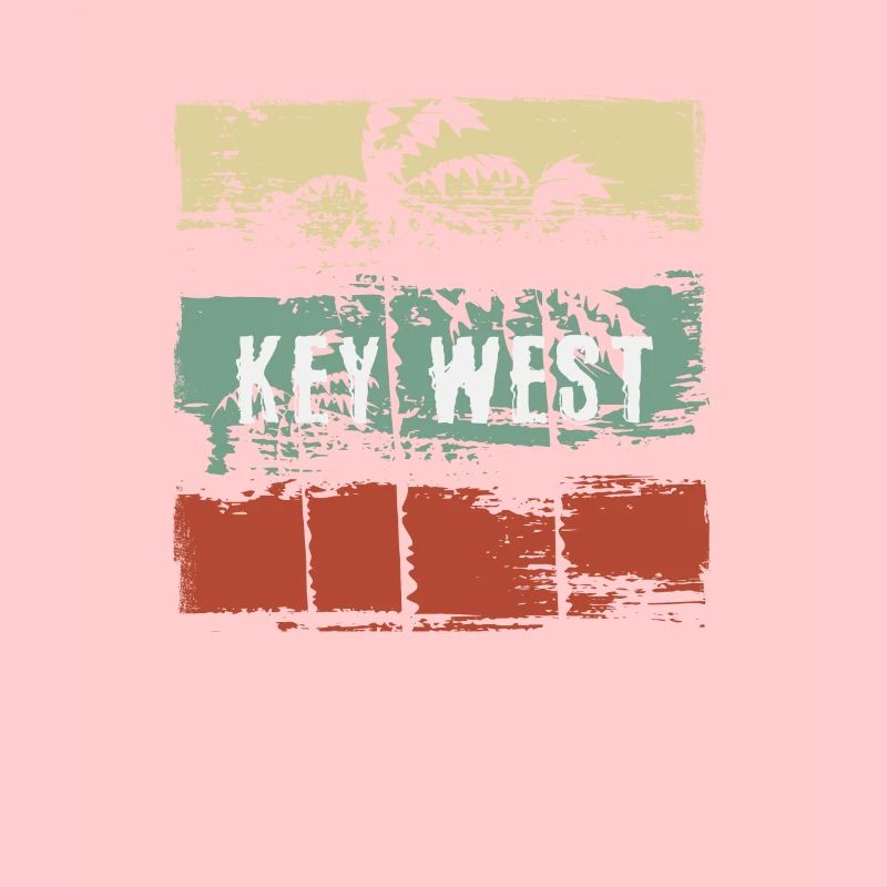 Key West Florida Artistic Vacation Souvenir