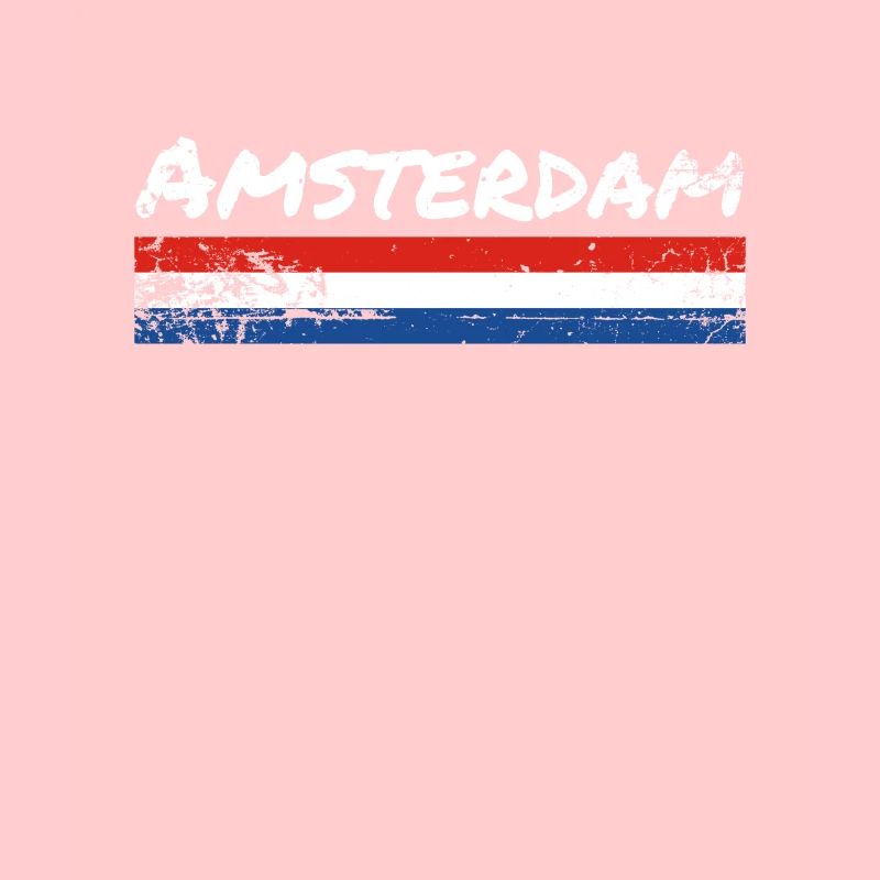 Amsterdam Netherlands Vintage Flag