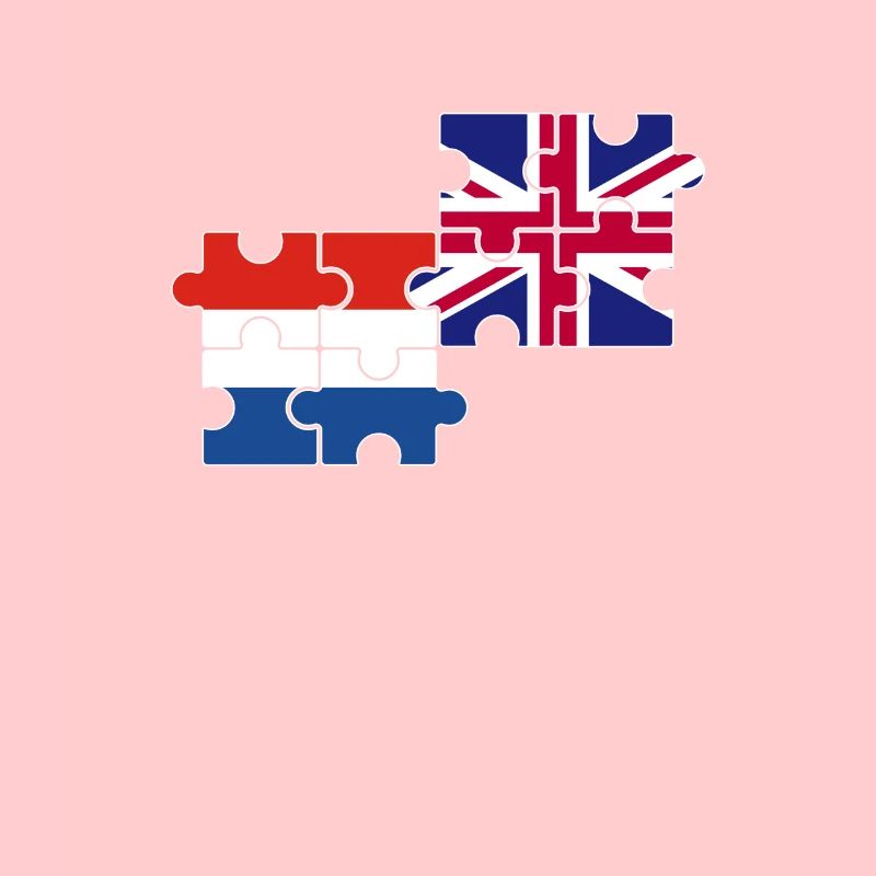 Netherlands UK Flag British Dutch