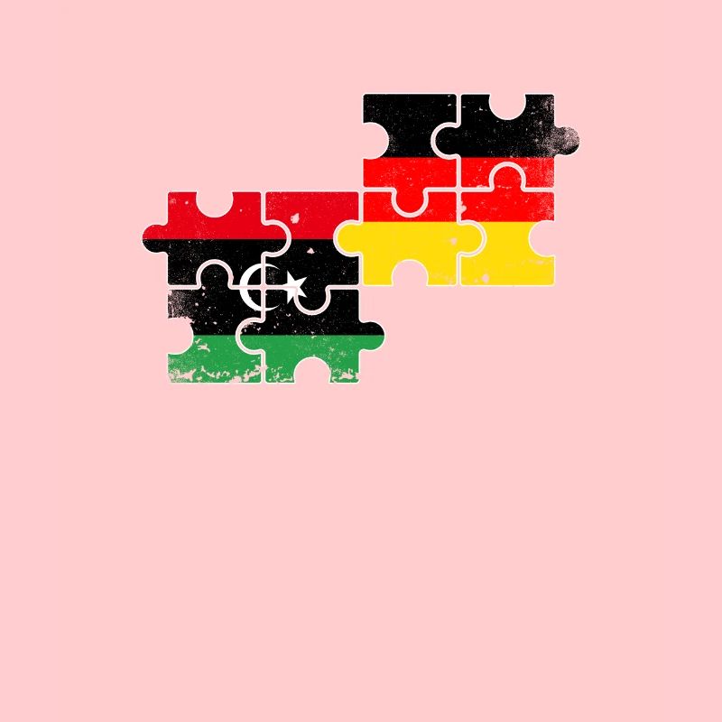 Libya Germany Vintage Flag German Libyan