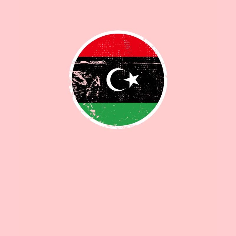 Libye Vintage drapeau libyen libyen