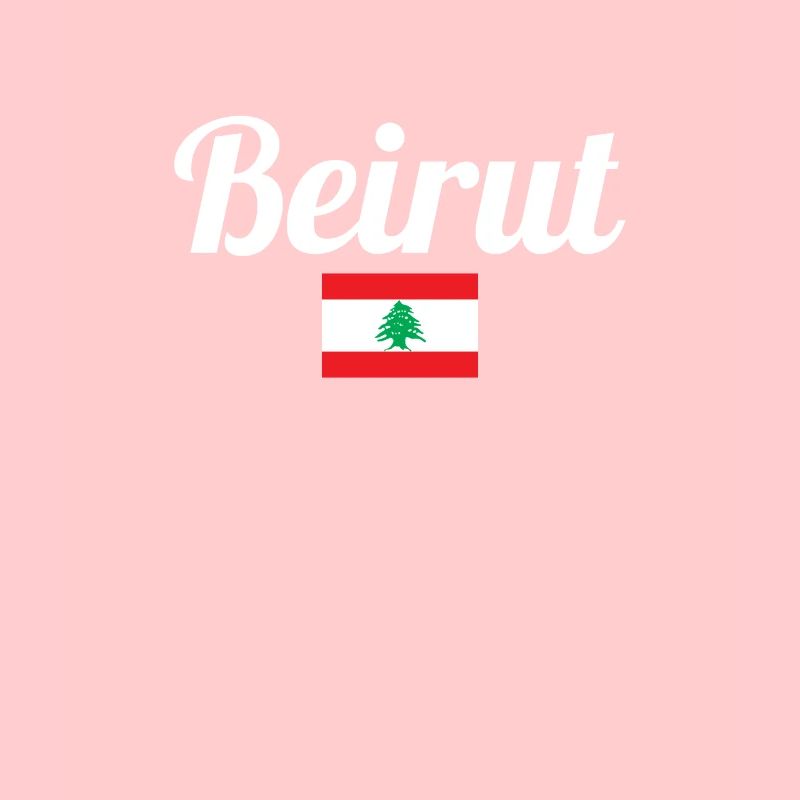 Beirut Libanon Libanesische Flagge Libanese