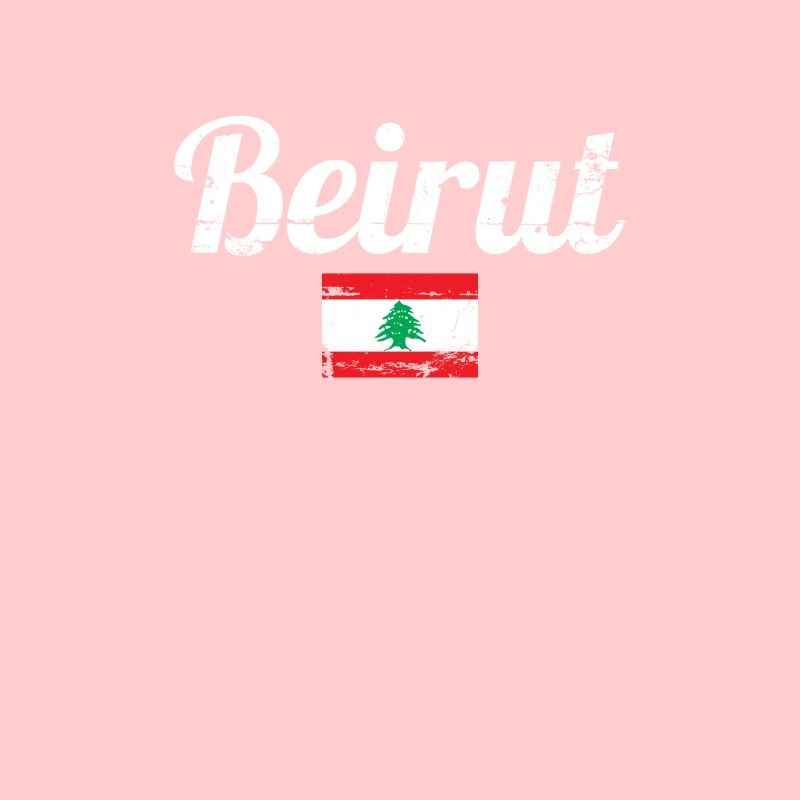 Beyrouth Liban Vintage Drapeau Libanais Libanais