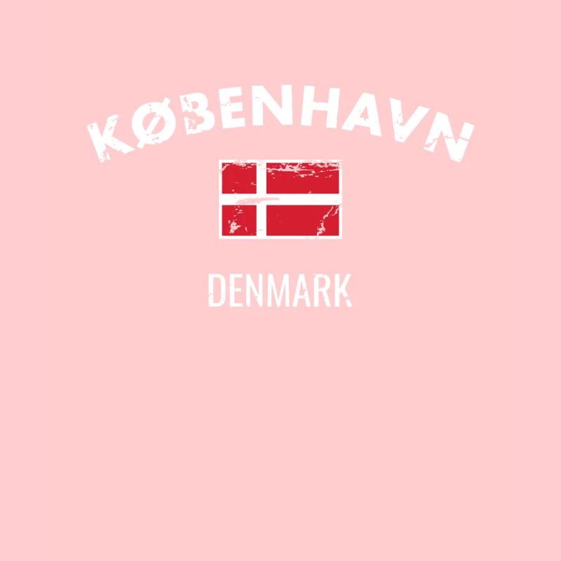 København Danemark Drapeau danois vintage