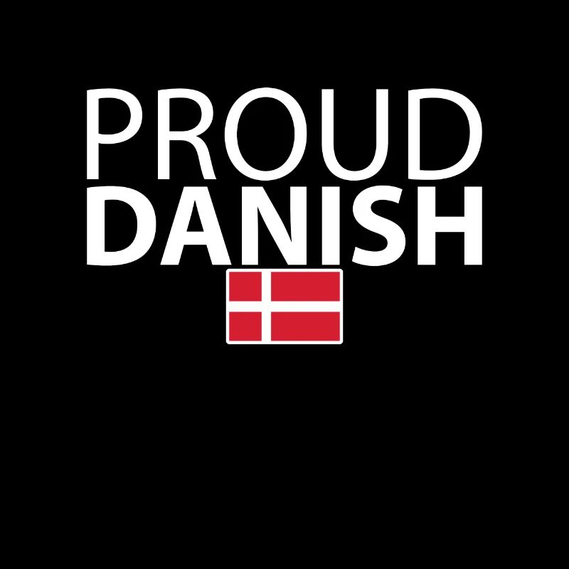 Fier danois Danemark Drapeau danois Danois