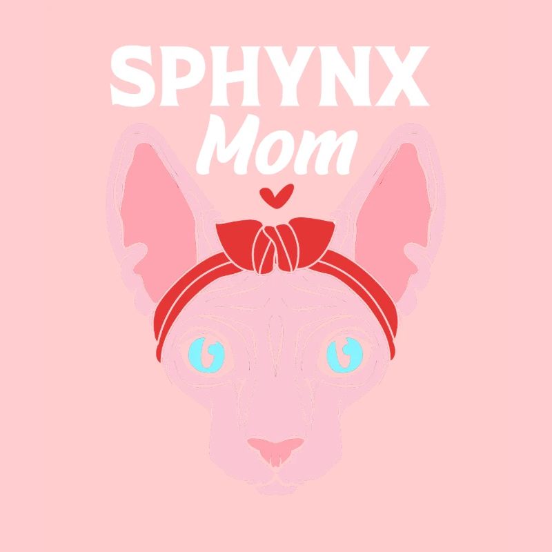 Maman chat Sphynx
