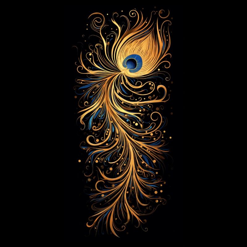 Golden Feather Peacock