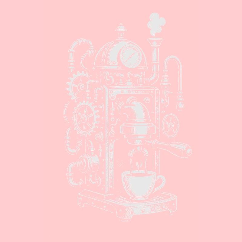 Steampunk-Espressomaschine
