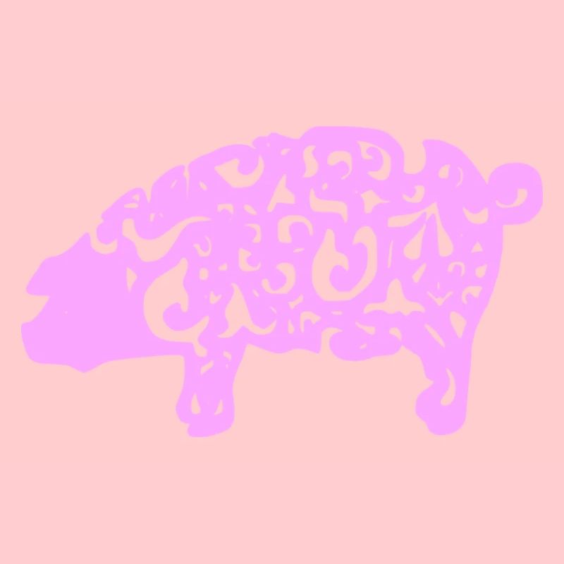 Pig Pattern Flourishes