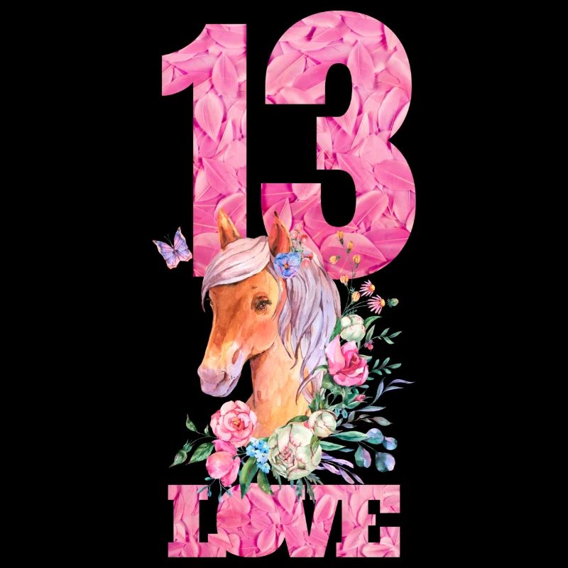 Pferdemädchen Geburtstag 13