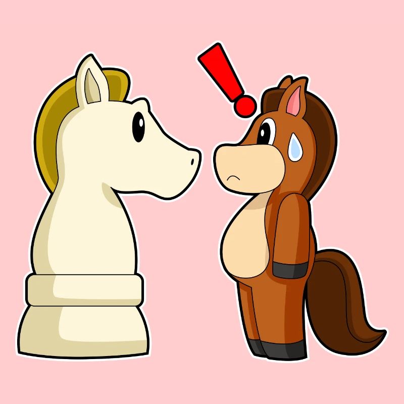 Pièce d’échecs Chevalier Cheval d’échecs