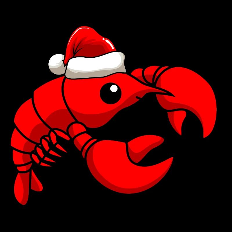 Lobster Comic Christmas