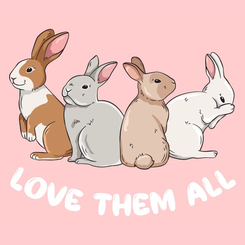 Cute rabbit design for bunny owners
