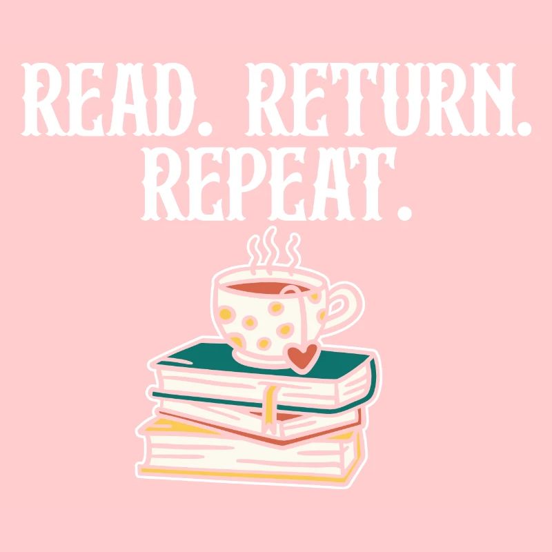 Read Return Repeat Library Worker Librarian Book