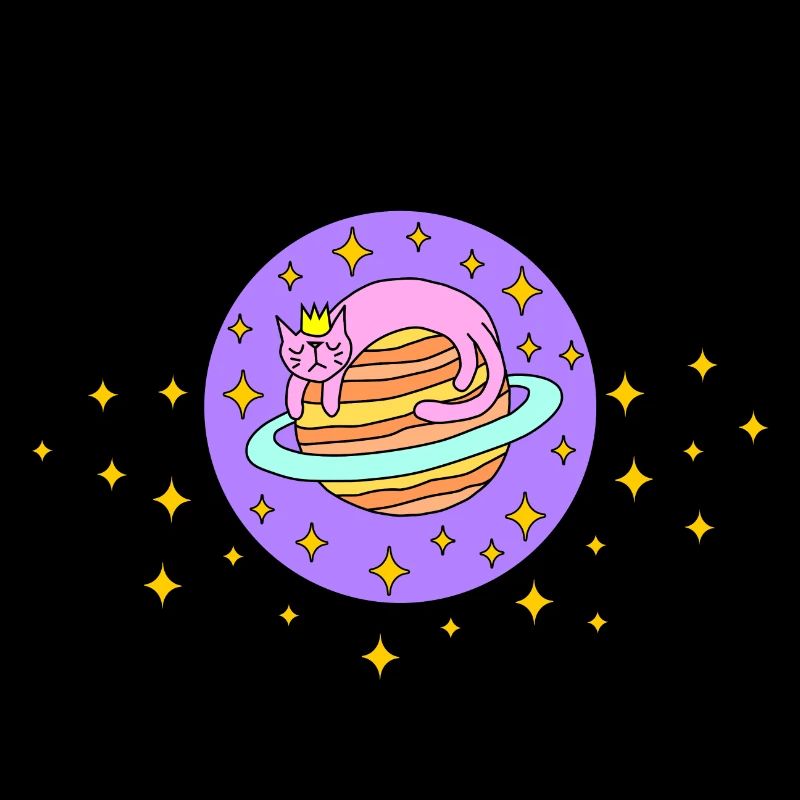 Ich mache was ich will Katze auf Planet lustig