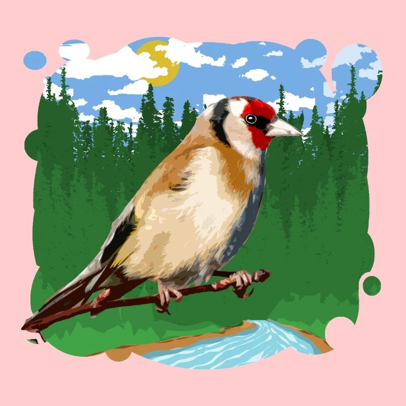 Oiseau Chardonneret élégant protection des animaux