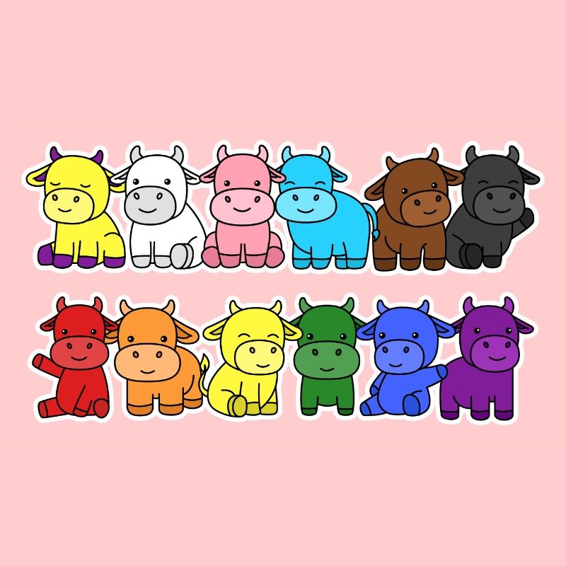 Fierté Progrès Flag Egalité des vaches