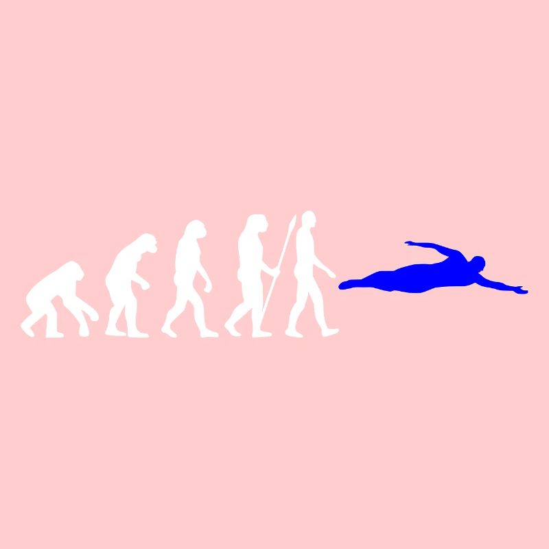 Evolution Schwimmen! Geschenk, Sport, Hobby