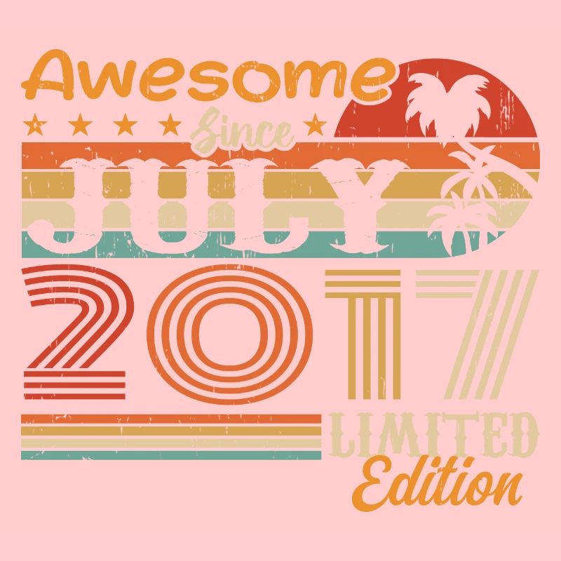 Juli 2017 Juli Geburtstagsgeschenk Juli 2017