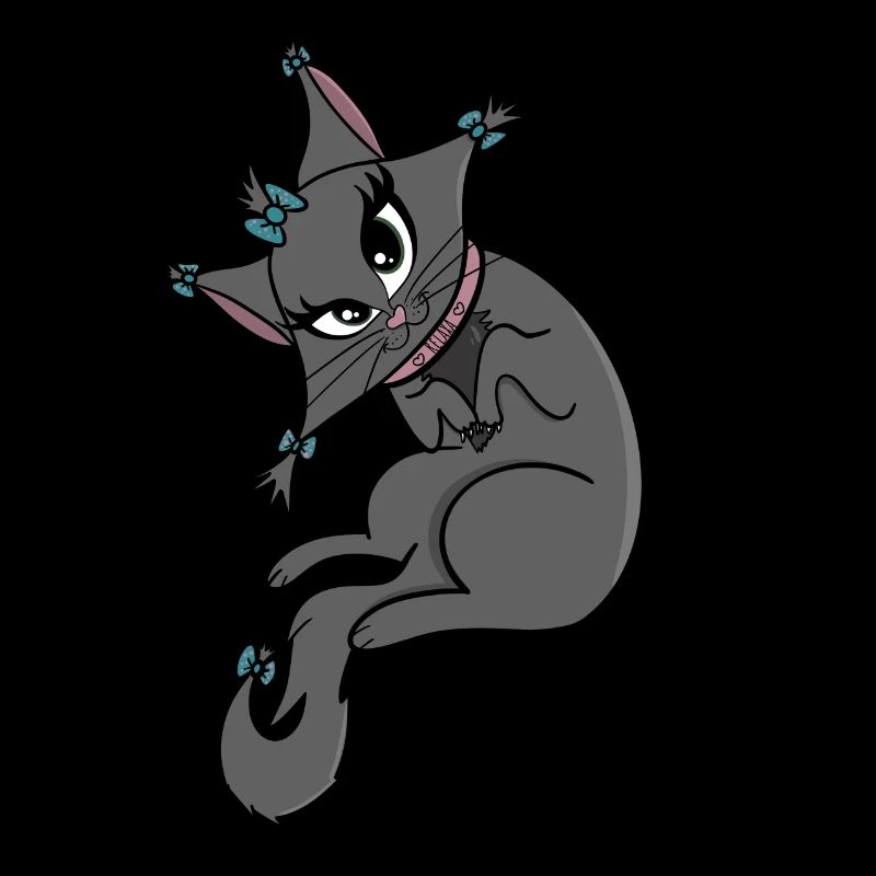 Douce dame de chat chillt