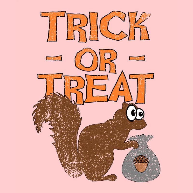 Halloween Eichhörnchen, Süßes oder Saures