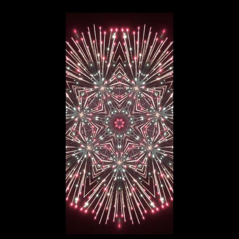 Feux d’artifice mandala