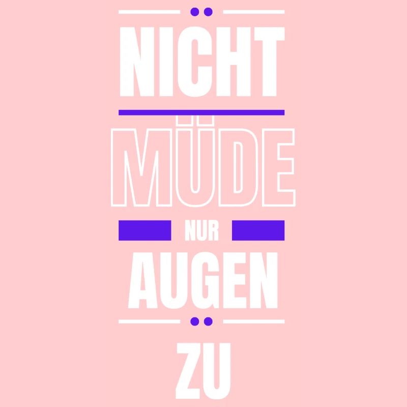 Nicht müde - nur Augen zu