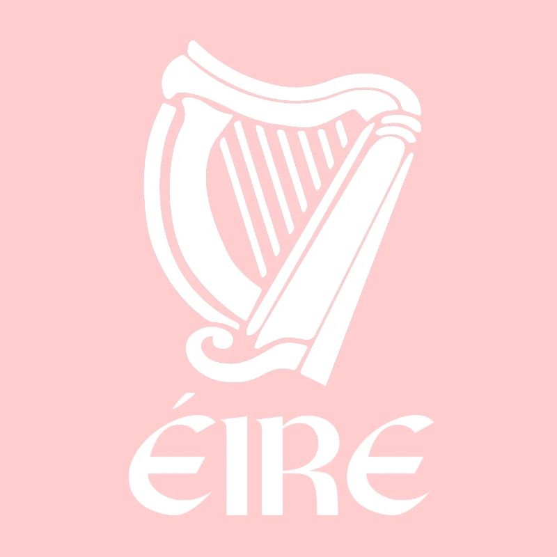 St Patricks Day Gaelic Irlande Nom Eire Et Harpe