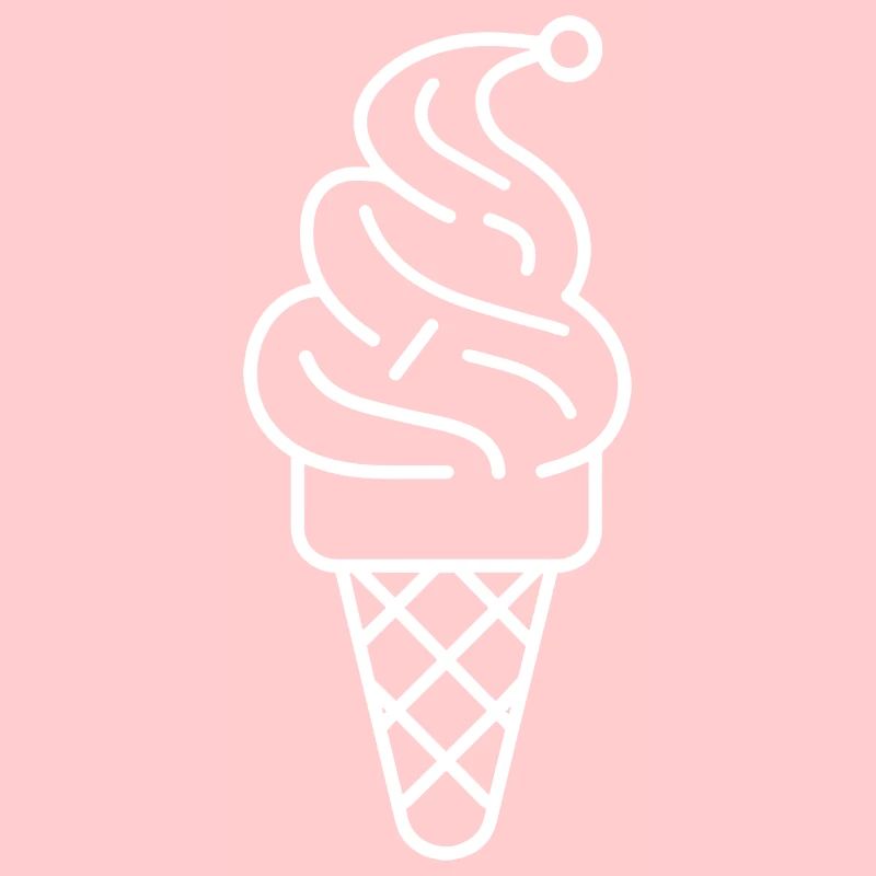Cornet de crème glacée Dessin