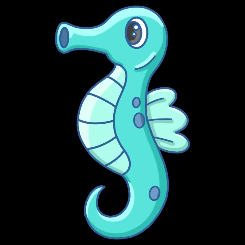Mignon petit hippocampe