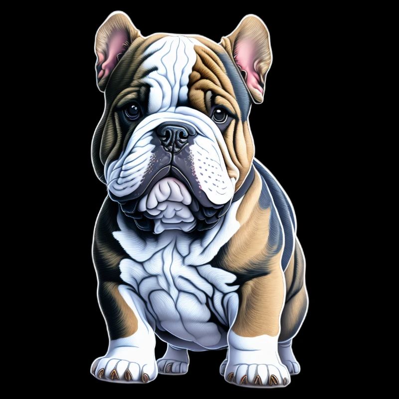 Mignon chiot bouledogue