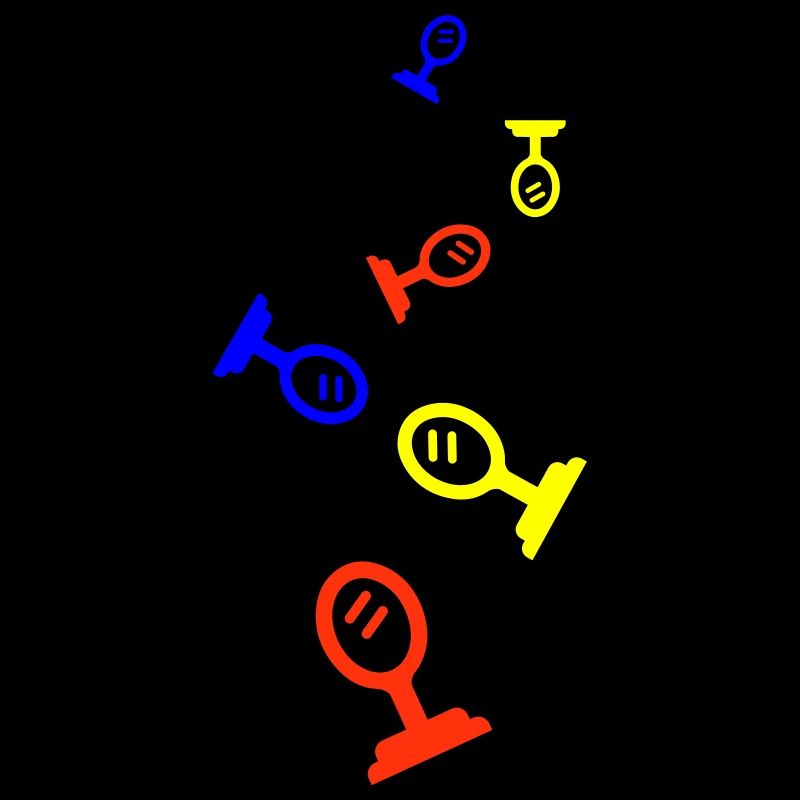 Silhouette de l’icône miroir