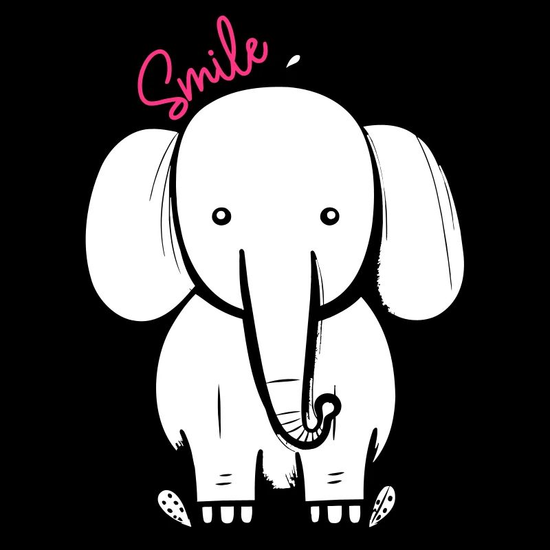 Elephant smile