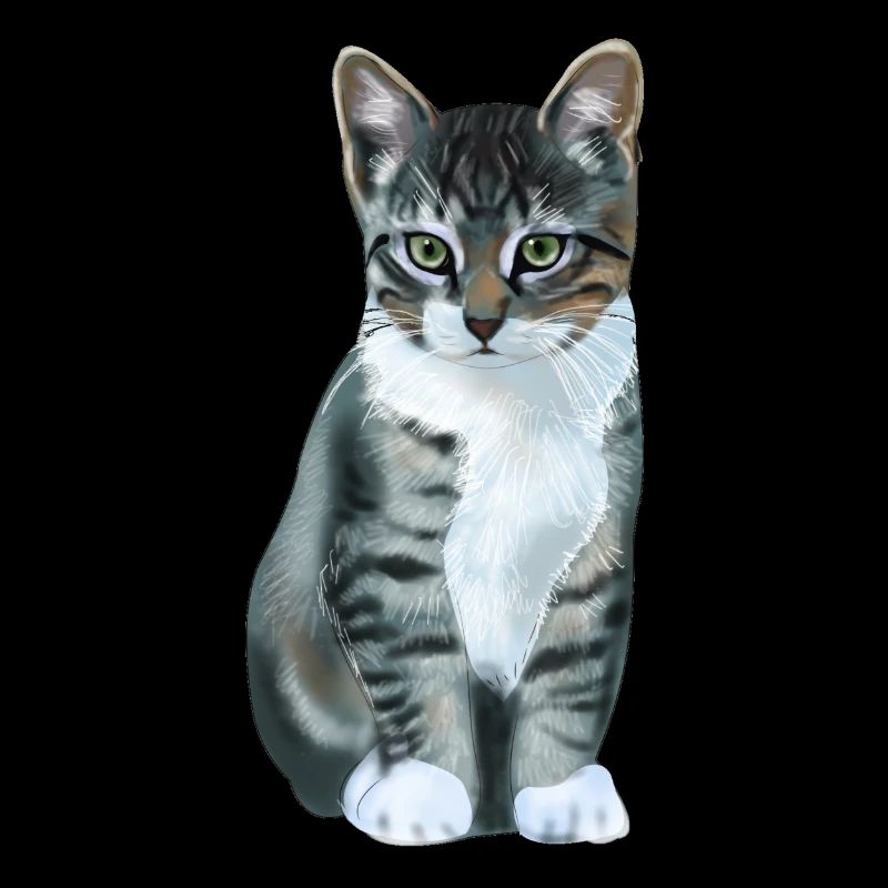 chat gris