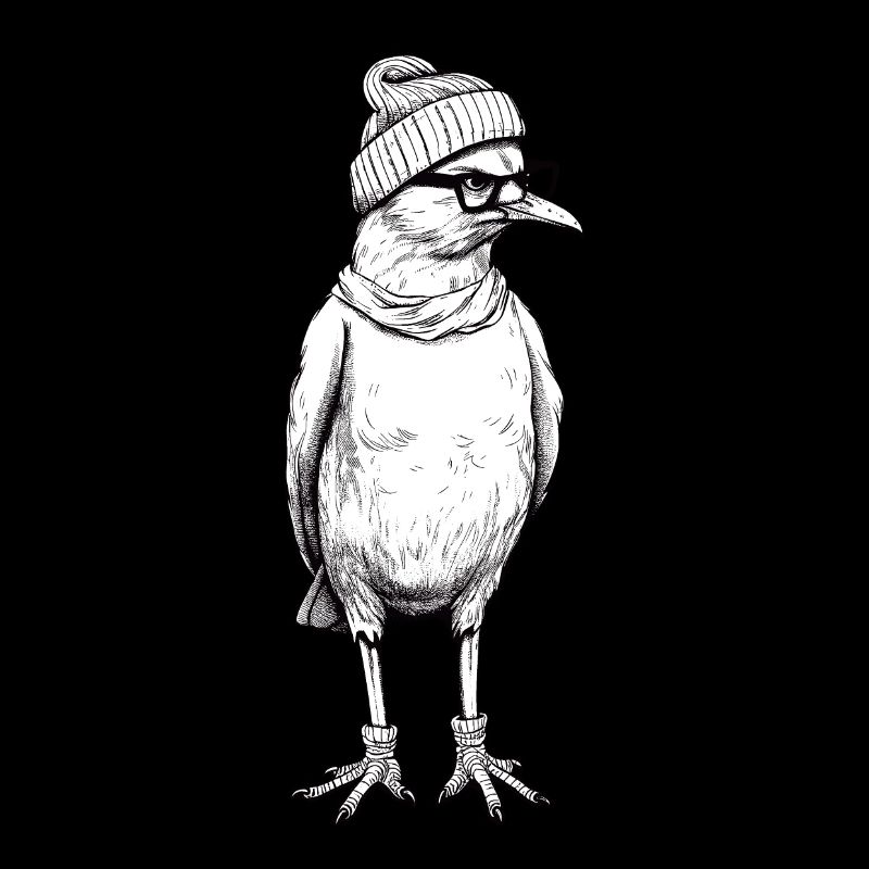 Hipster Möwe
