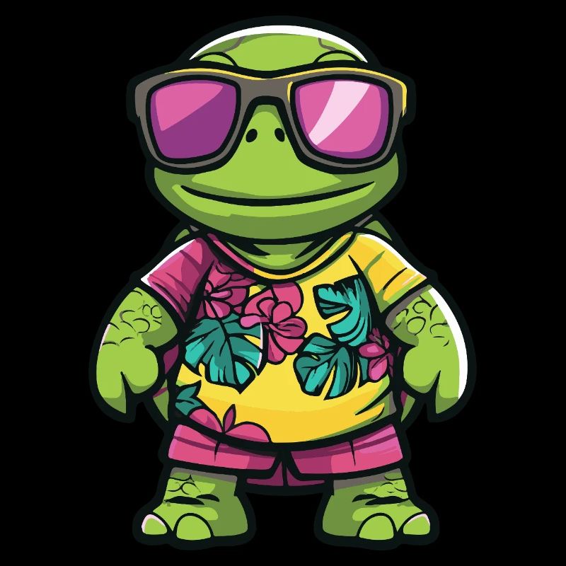 Turtle Comic Holiday