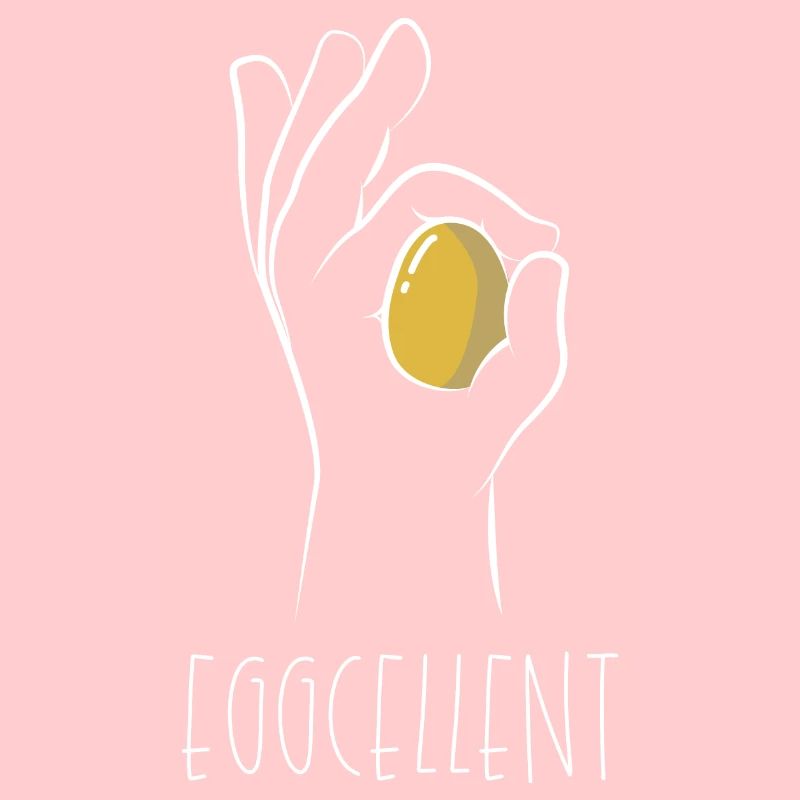 Easter Egg Pun Eggcellent Excellent Gesture