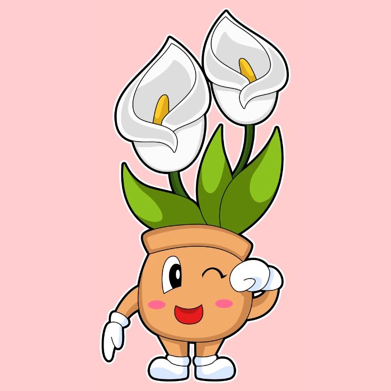 Pot de fleurs Calla-Lily Fleurs