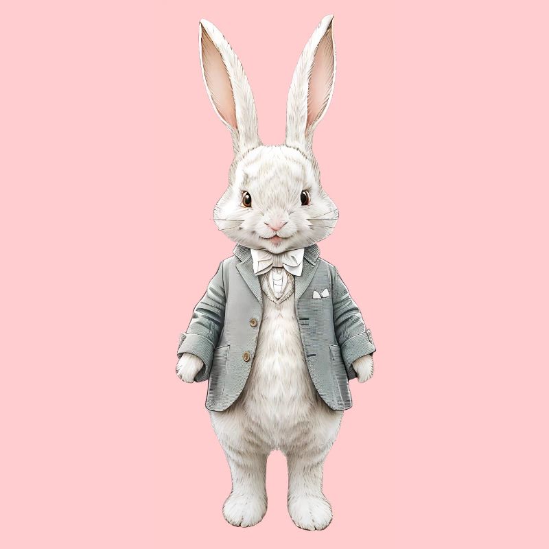 Lapin mignon blanc 1