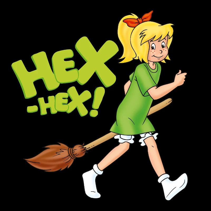 Bibi Blocksberg mit Kartoffelbrei HEX-HEX! Typo