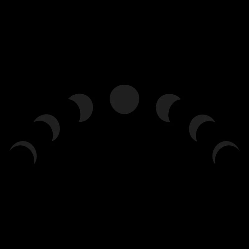 Lunar Phases - Minimalistic - Moon phases