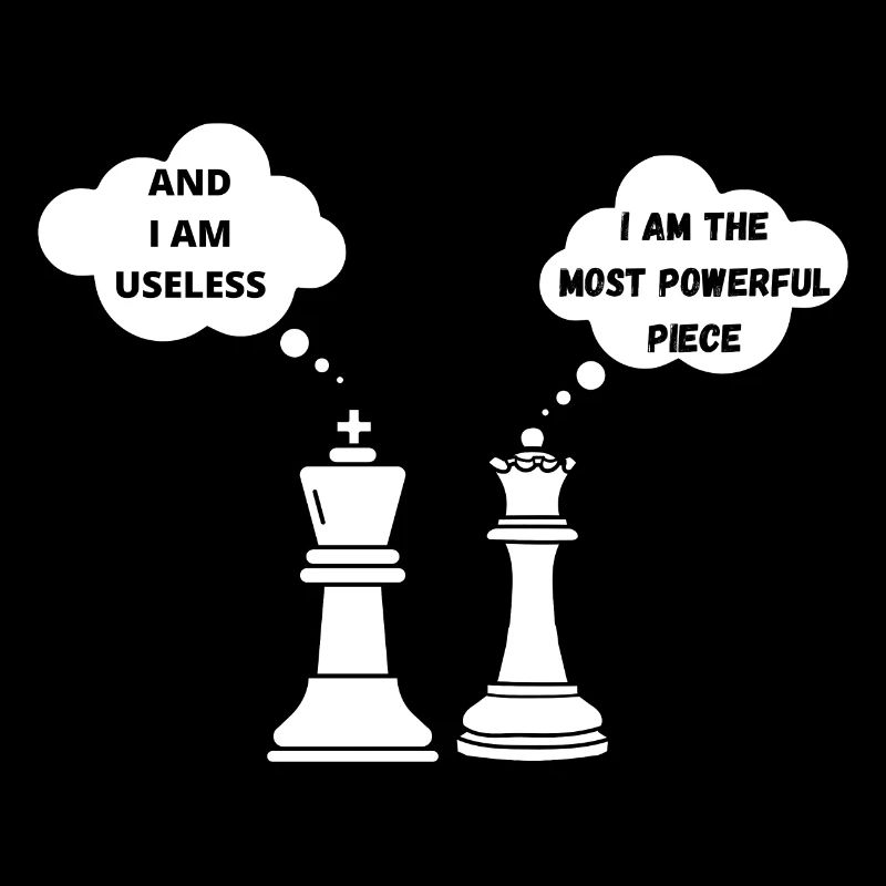 Cadeau d’échecs Joueur d’échecs Meme King Checkers