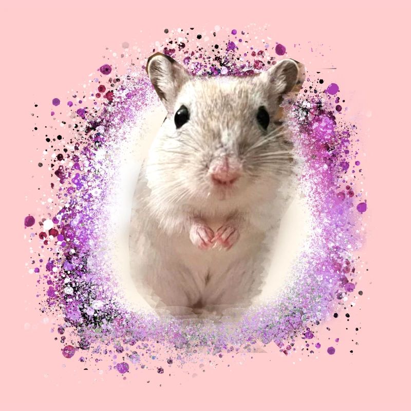 Souris sauteuse,souris,graffiti,peinture,musaraigne