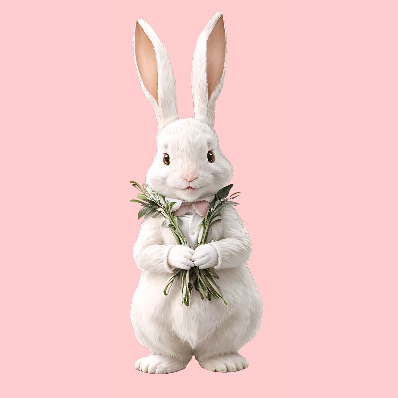 Lapin mignon blanc 3