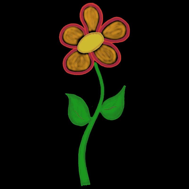 Chère fleur brille sur vous