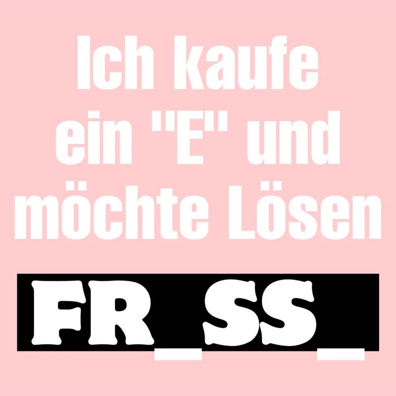 Ich kaufe ein E Großbuchstaben-Design