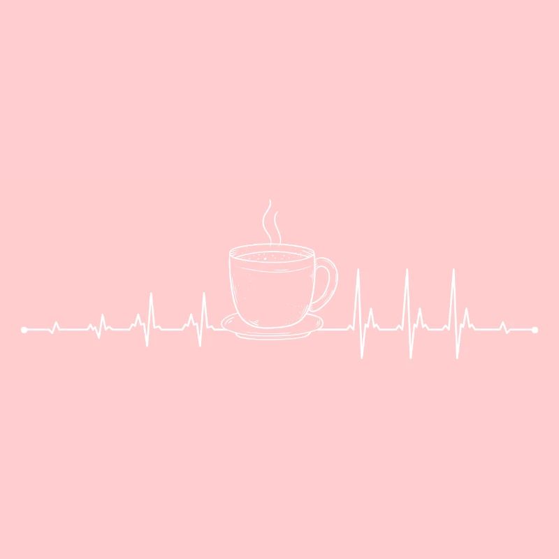 Kaffee-Pulse-Becher-Kunstwerk
